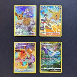 Pokemon Eevee Flareon Jolteon Vaporeon Brilliant Stars TG01 TG02 TG04 TG11 Set - Image 1