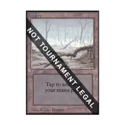 WOTC MtG Collector's Ed Swamp (A) (CE) (L) VG - Image 1