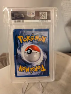 2001 Pokemon Neo Revelation Celebi 1st Ed Double Holo Error #3 PSA 8 - Image 2