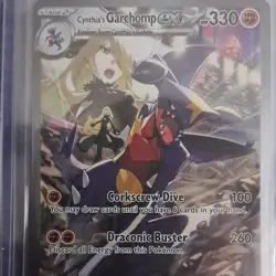 Pokemon ex Holo Card Lot Cynthia's Garchomp & Team Rocket's Mewtwo English - Image 1