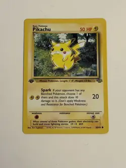 Pokemon Card - Pikachu Jungle 60/64 1st Edition - Image 1