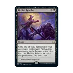 WOTC MtG Commander: Adventures in the Forgotten Realms Hellish Rebuke (R) NM - Image 1
