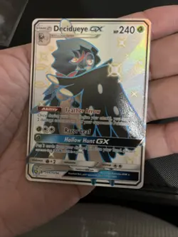 Pokemon TCG Decidueye GX SV47/SV94 Hidden Fates Shiny Vault Holo Rare - Image 1