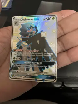 Pokemon TCG Decidueye GX SV47/SV94 Hidden Fates Shiny Vault Holo Rare - Image 3