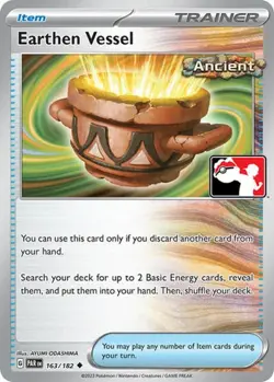 1x Earthen Vessel (#163/182) - Holofoil NM Eng Pokemon - Prize Pack Series - Image 1