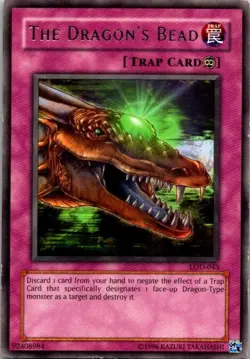 Yugioh The Dragon's Bead LOD-043 Legacy of Darkness Yugioh MP - Image 1