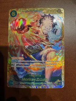 One Piece TCG Monkey D. Luffy OP13-118 Sec NM - Image 1
