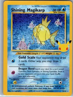 Shining Magikarp 66/64 Celebrations: Classic Collection - Pokemon Card - NM - Image 1