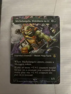 Michelangelo, Weirdness to 11 (Borderless) Teenage Mutant Ninja Turtles Regular - Image 1