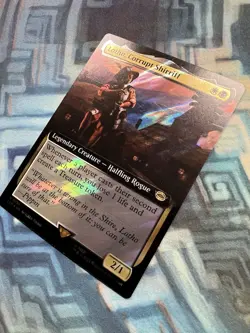 MTG Surge Foil Extended Art Lotho, Corrupt Shirriff NM Unplayed LotR - Image 2