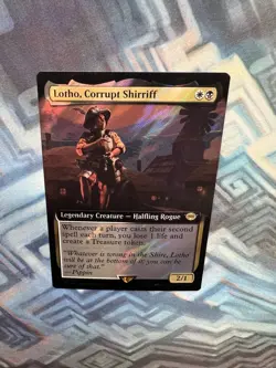 MTG Surge Foil Extended Art Lotho, Corrupt Shirriff NM Unplayed LotR - Image 4