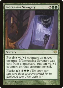 Increasing Savagery [Dark Ascension] Moderately Played - Image 1