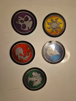 Aetherdrift Sticker Pack - Mana Symbol Stickers - First Place Bundle - Five Pack - Image 1