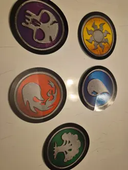 Aetherdrift Sticker Pack - Mana Symbol Stickers - First Place Bundle - Five Pack - Image 2
