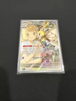 Pokemon TCG Lillie's Ribombee Card Journey Together Illustration, 164/159 - Image 1