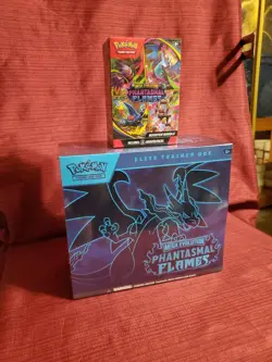 Phantasmal Flames ETB And Booster Bundle SEALED FAST Pokemon TCG - Image 1