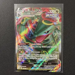 Pokemon Sword & Shield Crown Zenith Rayquaza VMAX 102/159 Ultra Rare - Image 1