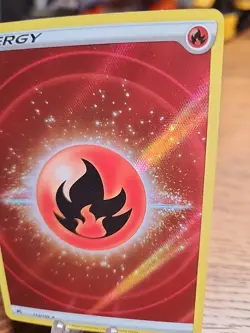 Fire Energy 153/159 Crown Zenith Ultra Rare Textured Card NM 2023 Pokemon TCG - Image 3