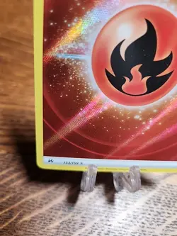 Fire Energy 153/159 Crown Zenith Ultra Rare Textured Card NM 2023 Pokemon TCG - Image 4