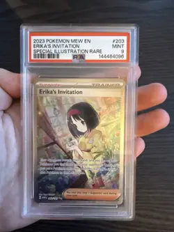 Erika’s Invitation 203/165 SIR 2023 Pokemon Mew 151 PSA 9 Mint - Image 3