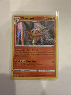 Charizard 10/78 - Pokemon Go - PTCG - NM - Image 1