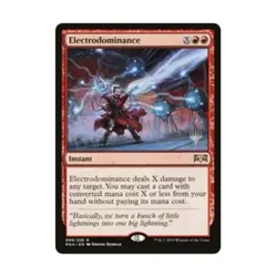 WOTC MtG Promo Pack: Throne of Eldraine Electrodominance (R) (Foil) NM - Image 1