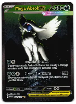 Mega Absol ex 180/132 - Mega Evolution Pokemon TCG - NM Card - Image 1
