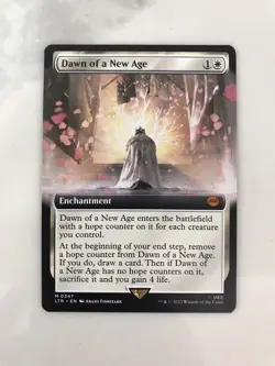 Dawn of a New Age Extended Borderless MTG Magic the Gathering Card NM Mint LTR - Image 1