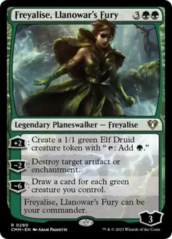 Freyalise, Llanowar's Fury - Light Play MTG Commander Masters - Image 1