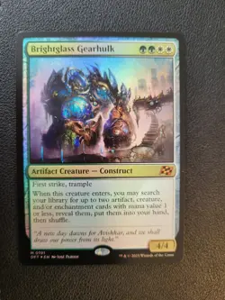 Brightglass Gearhulk Aetherdrift Foil 191 MTG Magic The Gathering - Image 1