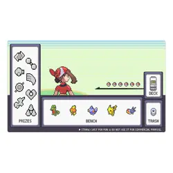 Pokemon Board Game Mat Pixelated #4 Playmat Games Mousepad Play Mat of TCG CCG - Image 1