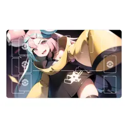 Pokemon Board Game Mat Iono 10 Playmat Games Mousepad Play Mat of TCG NEW！ - Image 1