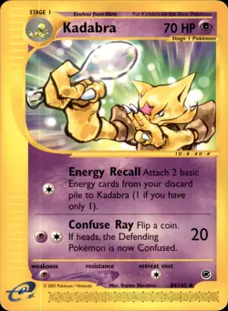 Kadabra 084/165 Regular - Pokemon Expedition - LP - Image 1