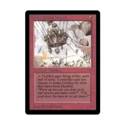 WOTC MtG Beta Goblin Balloon Brigade (U) EX - Image 1