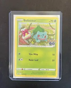 Pokemon Bulbasaur SWSH231 Black Star Promo Holo LP Pokemon GO - Image 4