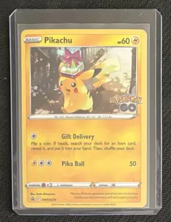 Pokemon Go Black Star Promo Pikachu SWSH234 - Image 1