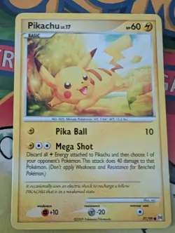 Pokemon Pikachu TCG 71/99 Platinum Arceus Card Regular - Image 1