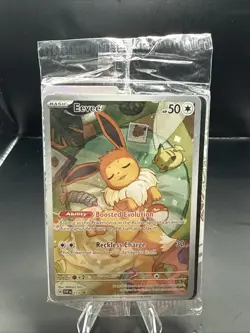 Pokemon Scarlet & Violet Eevee Promo Rare Holo Card SVP 173 Sealed C - Image 2