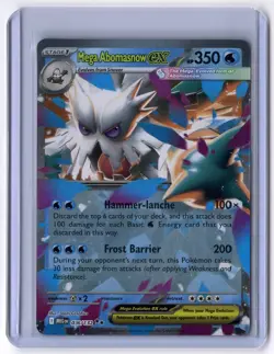 Mega Abomasnow ex - 036/132 Double Rare Holo NM Pokemon ME01: Mega Evolution - Image 1