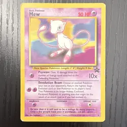 Pokemon Mew 08/53 Wotc Promo Regular Promo 50HP Basic Card Wizards - Image 1