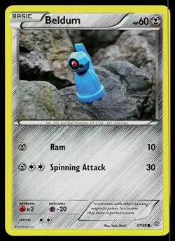 Pokemon Card Ancient Origins Beldum 47/98 Common - Image 1