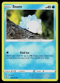 Pokemon Card Fusion Strike Snom 084/264 Common - Image 1