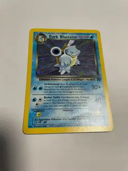 Dark Blastoise CLEAN 3/82 Team Rocket Holo Pokemon Card Unlimited WOTC Year 2000 - Image 3