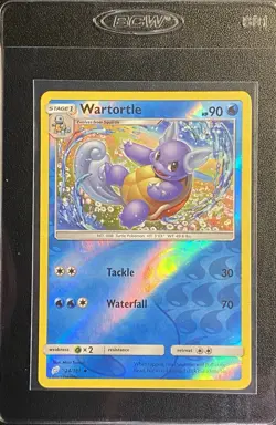 Wartortle Reverse Holo Uncommon 24/181 Pokemon TCG Sun & Moon Team Up NM - Image 3