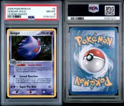 Pokemon Gengar EX Legend Maker Holo Rare #5 PSA 8 - Image 3