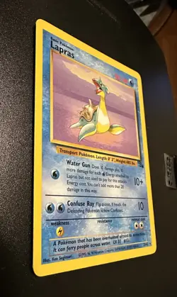 Lapras 25/62 Pokemon 1999 Fossil - Rare - LP - Image 5