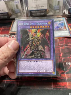 Yu-Gi-Oh! Red-Eyes Dark Dragoon RA02-EN021 Secret Rare 1st Edition Near Mint - Image 1