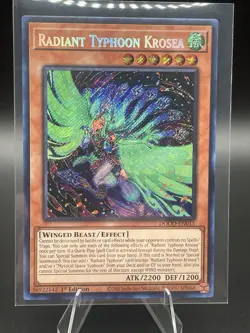 Yu-Gi-Oh! Radiant Typhoon Krosea 1st Ed Holo Winged Beast Effect 2200/1200 Kona… - Image 1