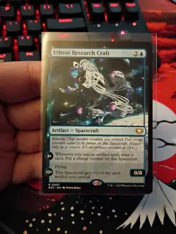 UTHROS RESEARCH CRAFT mtg NM-M Commander: Edge of Eternities 1 Rare - Image 1