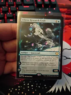 UTHROS RESEARCH CRAFT mtg NM-M Commander: Edge of Eternities 1 Rare - Image 2